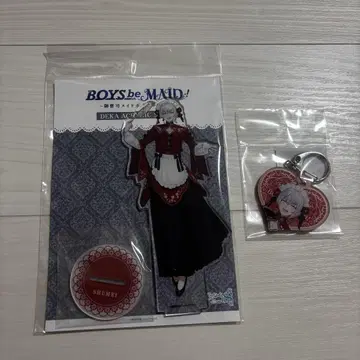 BOYS be MAID 키쿠아키아키라 아크릴 스탠드, 아크릴 키링 세트