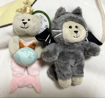 스벅 베어리스타 할로윈 머메이드 봉제 인형 키링