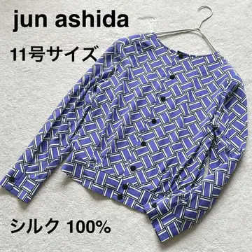 jun ashida 준 셔츠 자켓 블라우스 실크 100%