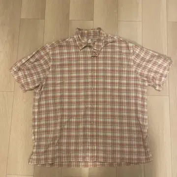 L.L.Bean 반팔 체크 셔츠