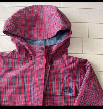 THE NORTH FACE 레드 체크 마운틴 파카