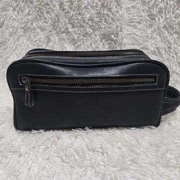 미즈노 mizuno 세컨드 백 클러치 골프 야구 블랙 가죽