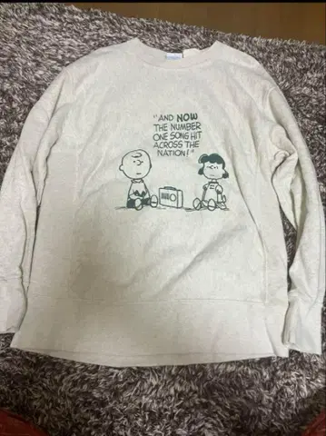 Champion Vintage PEANUTS 리버스 위브 맨투맨 L