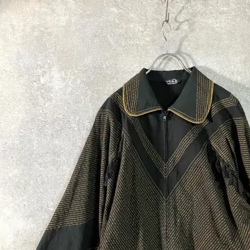 카노지세이도 쿠루메가스리 판초 올 패턴 돌먼 슬리브 풀 집업