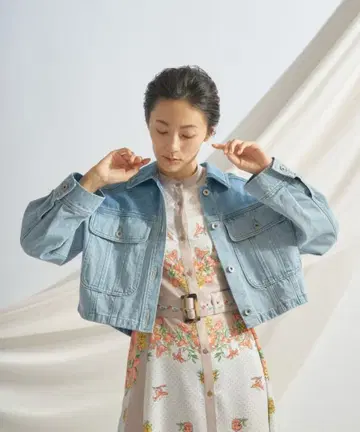 그레이스 콘티넨탈 데님 자켓 36 사이즈
