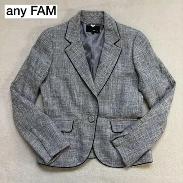 anyFAM 라메 혼방 테일러드 자켓 트위드 M 사이즈