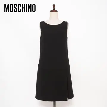 MOSCHINO A라인 원피스 미니 기장 블랙 사이즈 M 상당*GD376