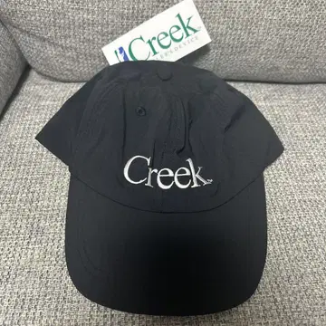 한정판 Creek Angler's Device 로고 캡 블랙
