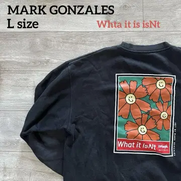 MARK GONZALES 마크곤잘레스 자수 맨투맨 트레이닝복 L