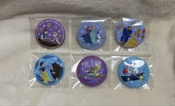 디즈니 자수 캔뱃지 6개 세트