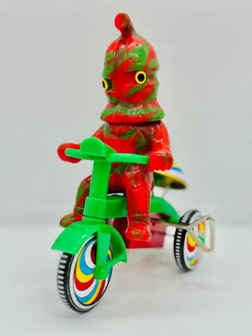 M1호 신빈샵 한정판 케무르인 삼륜 자동차 네오 라임 x 프레임 레드