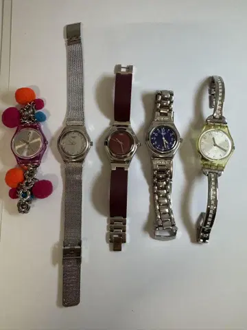 빈티지 Swatch Ladies 5개 세트