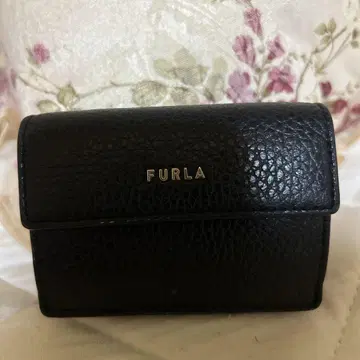 FURLA 3단 폴더형 지갑 블랙
