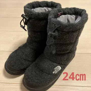 THE NORTH FACE 다크 그레이 숏부츠 24cm 새상품급