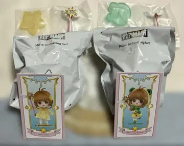 POPMART 카드캡터 사쿠라 벚꽃 star Frog Raincoat