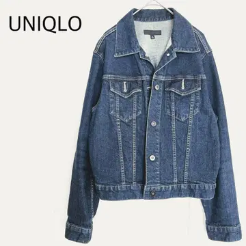 UNIQLO 다크 블루 데님 자켓 G 캐주얼 XL