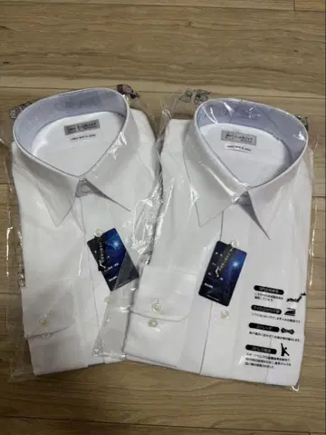 i-shirt 긴팔 와이셔츠 2장 세트 화이트 L 사이즈