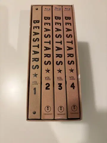 BEASTARS Bluray Disc 1권~4권 BOX 한정판