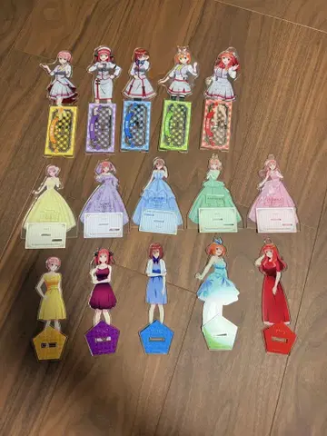 5등분의 신부 아크릴 스탠드 개봉 완료 상품 묶음 판매