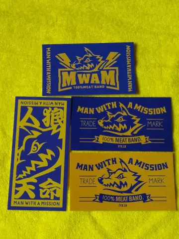 MAN WITH A MISSION 스티커 카미카제 보이