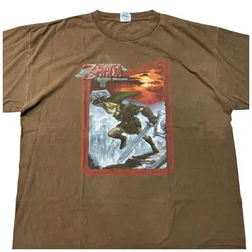 00s 젤다의 전설 트와일라이트 프린세스 ZELDA 게임 셔츠 XL