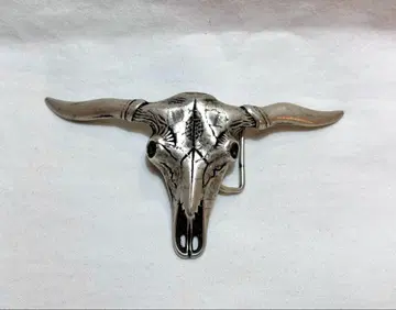 버팔로 스컬 버클/벨트 빈티지 미국 USA 웨스턴