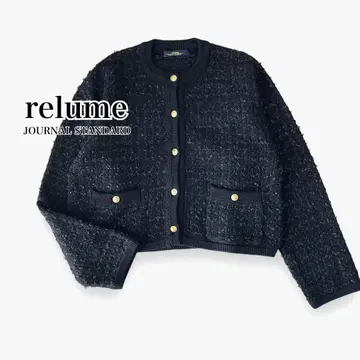 JOURNAL STANDARD relume TWEEDY 크롭 자켓