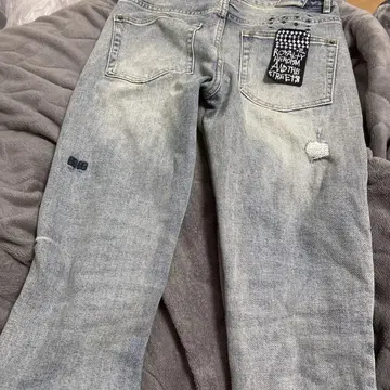 ksubi 데미지 가공 스키니 데님