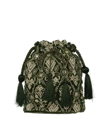 AMERI INDIA EMBROIDERY BAG 복조리백 인도 자수