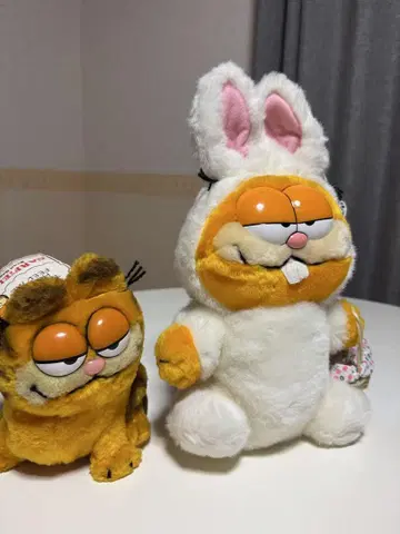 [ 알뜰 세트 ] 빈티지 가필드 봉제 인형 2점 묶음 판매