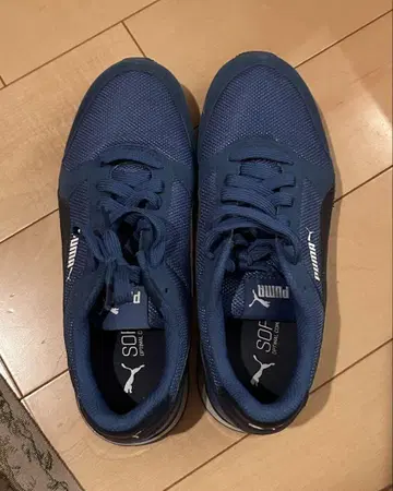 PUMA 스니커즈 23cm 블루