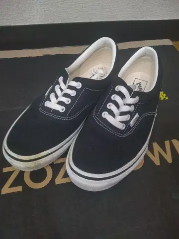 VANS 에라 BLACK 25.0cm