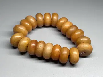 중국 고미술 염주 팔찌 계유황 천연옥 액세서리 구장