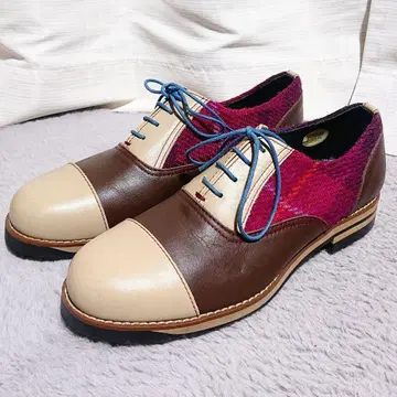 JUN&ROPE x Harris Tweed 한정판 골프화 해리스 트위드