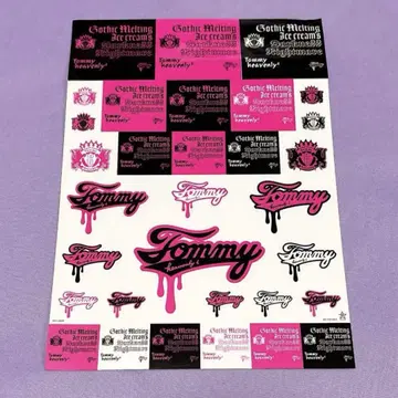 Tommy heavenly6 멀티 스티커 시트 A4 사이즈