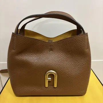 FURLA 브라운 가죽 숄더백