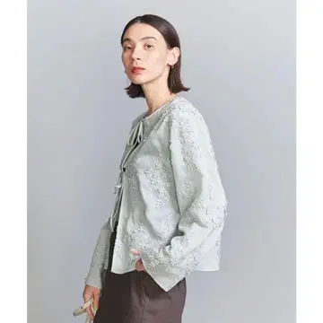 셀룰로오스 나일론 자수 셔츠