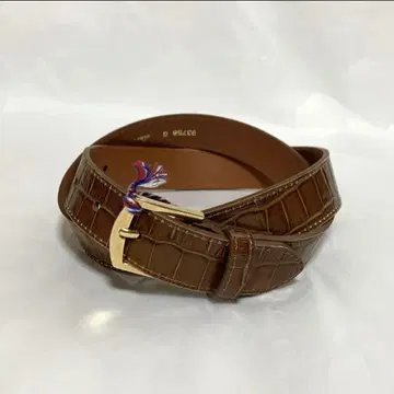 MAISON BOINET 스퀘어 버클 가죽 벨트