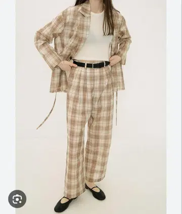 SHEER STRAIGHT PANTS CLANE 클라네