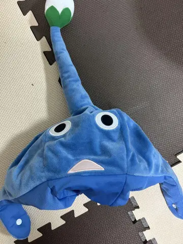 파랑 피크민 모자