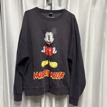 Disney 미키마우스 트레이닝복 빈티지 가공