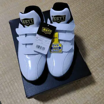 ZETT 트레이닝 슈즈 25.5cm 화이트 와이드
