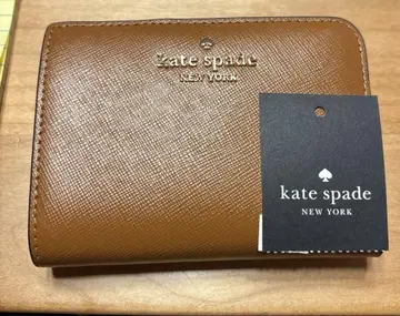 미사용 kate spade 케이트 스페이드 브라운 접이식 지갑