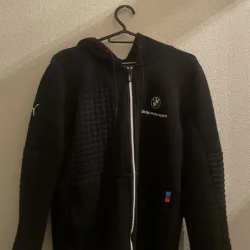 BMW 모터스포츠 푸마 블랙 후드티 US S