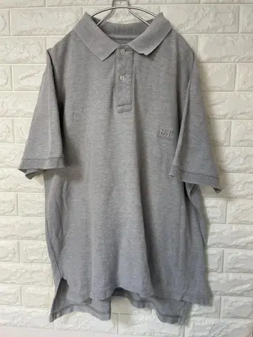 헬리 한센 그레이 피케 셔츠 사이즈 L 자수 로고 새상품급