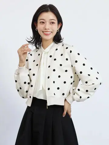 FENNEL 도트 라이트 블루종