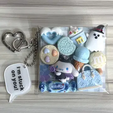 가챠 파우치 블루 산리오 시나몬