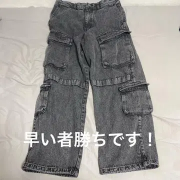 [ JUNRED ] 카고 데님 팬츠 M 사이즈