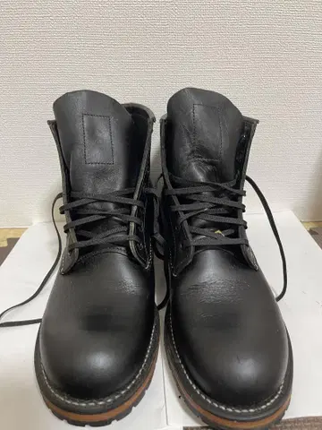 RED WING 9014 블랙 가죽 부츠 US8
