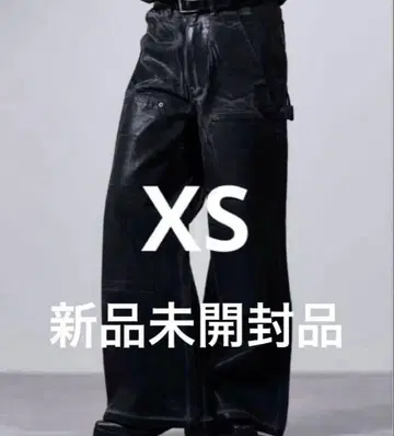 [ CLEL ] 특수 가공 더블니 데님 팬츠 XS